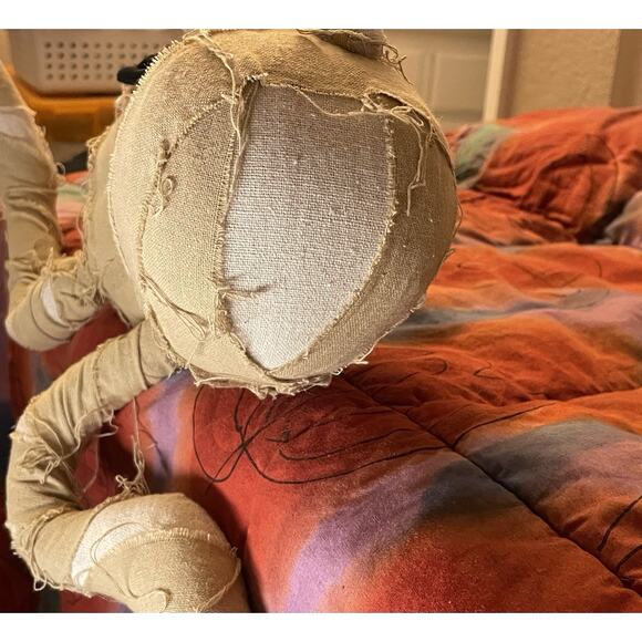 Creepy-Cute 18” Mummy Plush Shelf Sitter • Tim Burton Halloween Decor - Picture 2 of 7